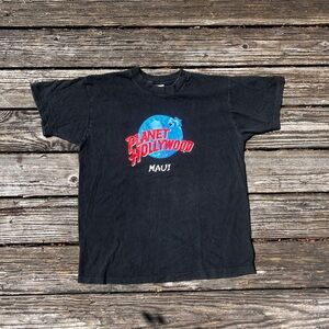 Planet Hollywood Maui Vintage Y2K Black T-Shirt